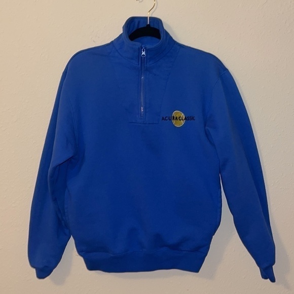 VOS ACURA CLASSIC Blue Tennis 🎾 Sweat Shirt Sz. S - Picture 6 of 10